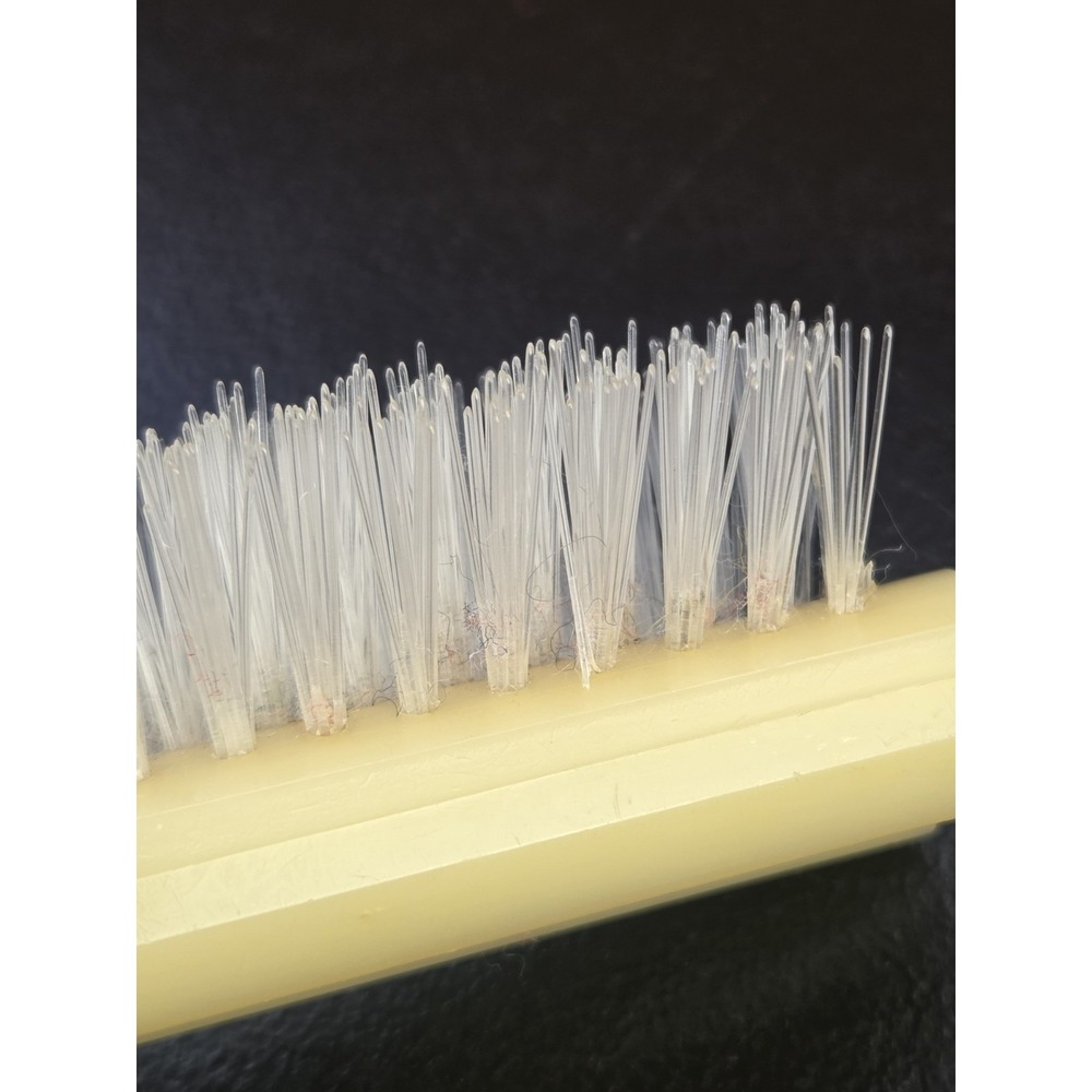 Stanley Lady Catherine Vintage All Nylon 5 Row Hairbrush Pre-owned-Ivory - Picture 12 of 14
